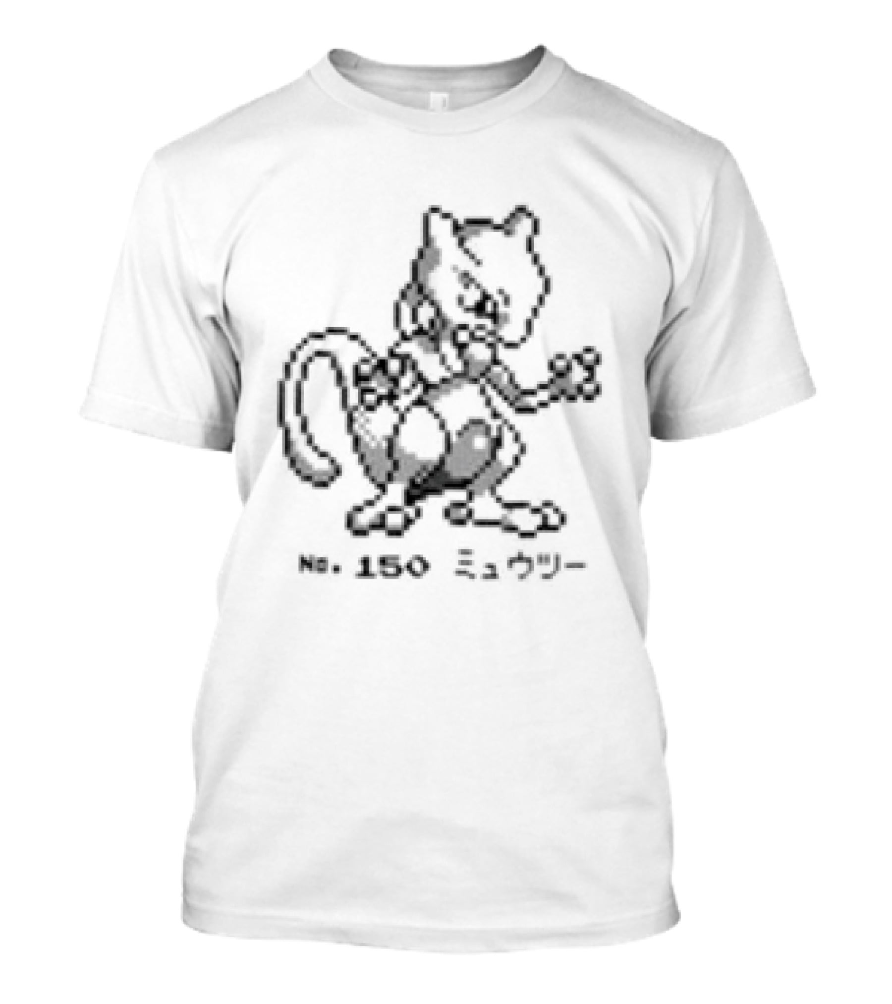 BTS RM Namjoon Uniqlo UT Pokemon Mewtwo Maitreya Fanglobal Collaboration T-Shirt