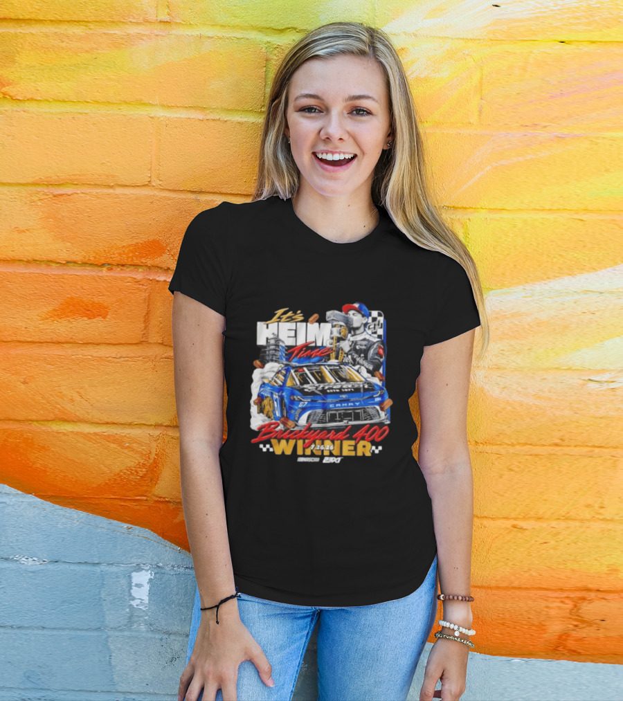 Heim Time Corey Heim 23XI Racing Brickyard 400 Winner 2026 T-Shirt
