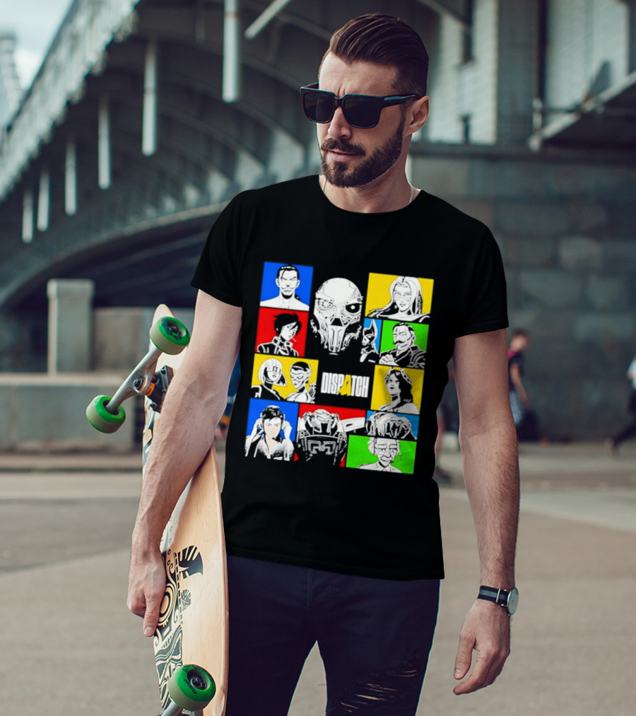 Blizzard Entertainment Over Hero Ensemble Characters T-Shirt