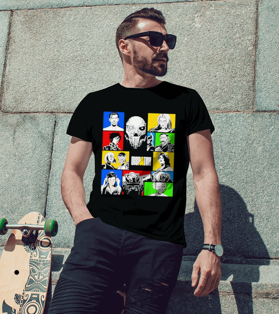 Blizzard Entertainment Over Hero Ensemble Characters T-Shirt