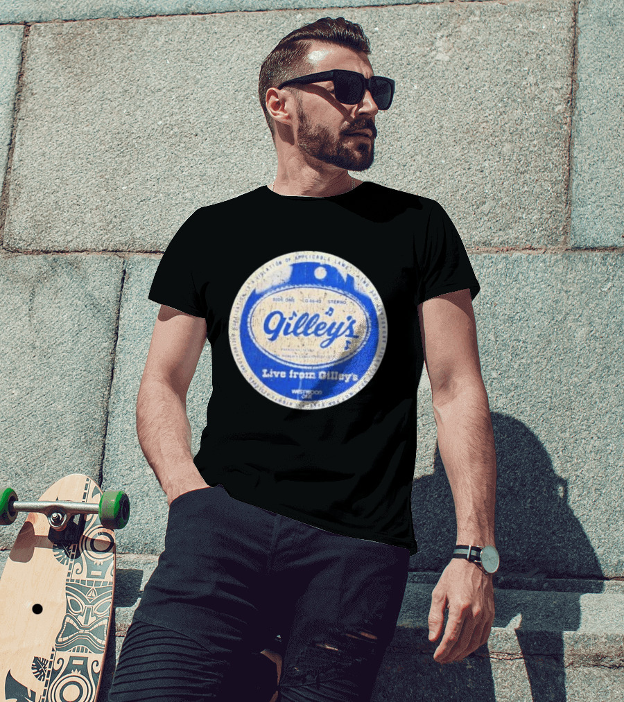 Live From Gilley's Pasadena Texas Side One LC 8642 Stereo Westwood One Nite Club T-Shirt