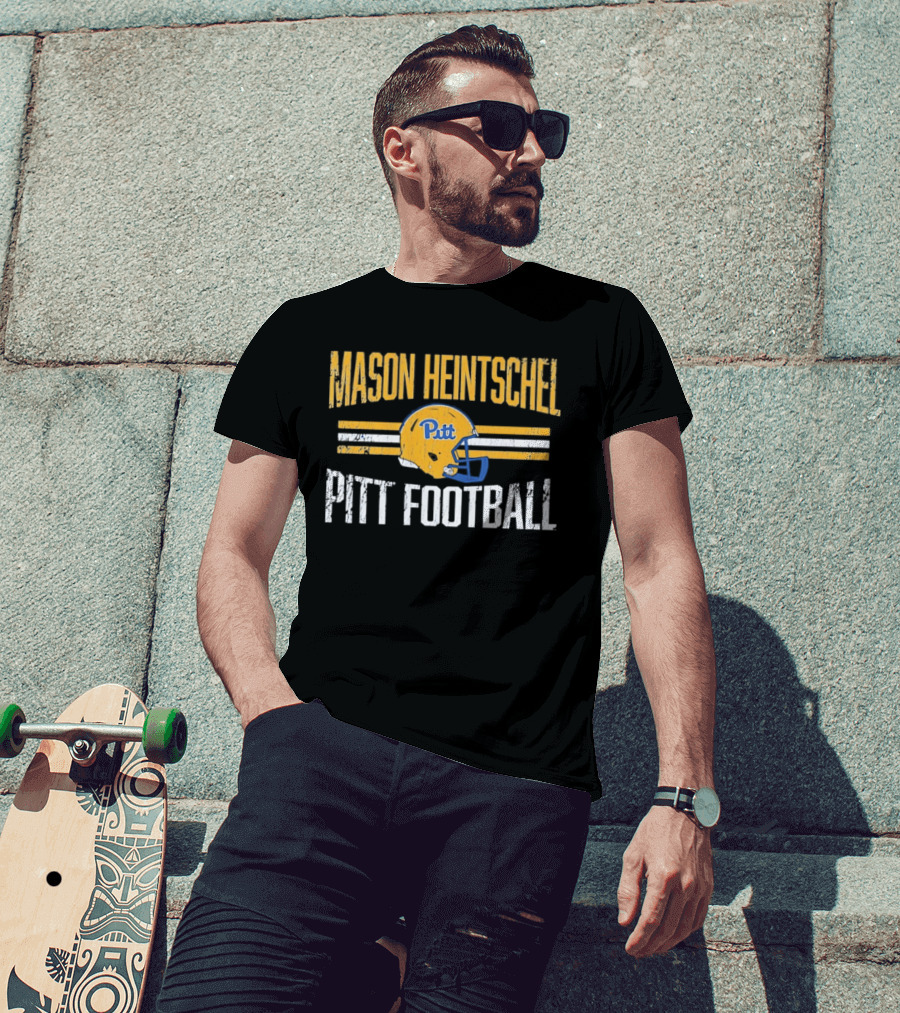 Mason Heintschel Pitt Football Panthers NCAA Helmet T-Shirt