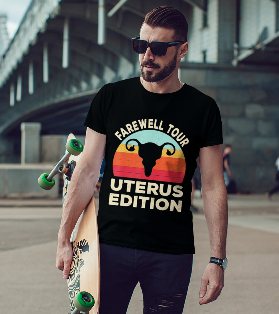 Farewell Tour Uterus Edition Hysterectomy Recovery Laparoscopic T-Shirt