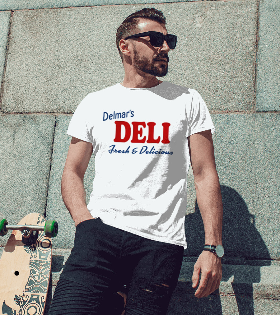 Delmar's Deli Fresh And Delicious Peter Parker 2026 Spider Man Brand New Day T-Shirt