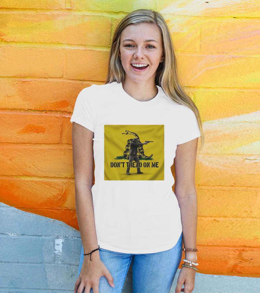 Jordan Salinas Don't Tread On Me Gadsden Flag Cowboy Gun T-Shirt