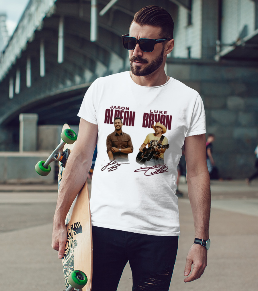 Montana Grizzlies Jason Aldean Luke Bryan Collaboration T-Shirt