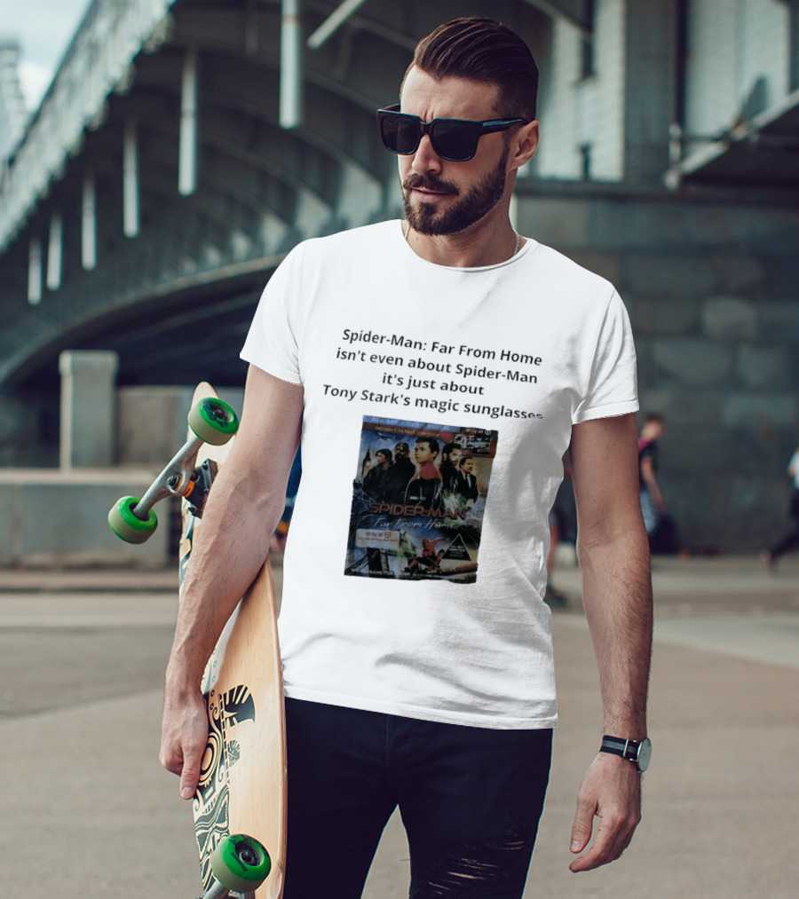 Spider Man Far From Home Magic Sunglasses Includes 48 Page Mini Book T-Shirt