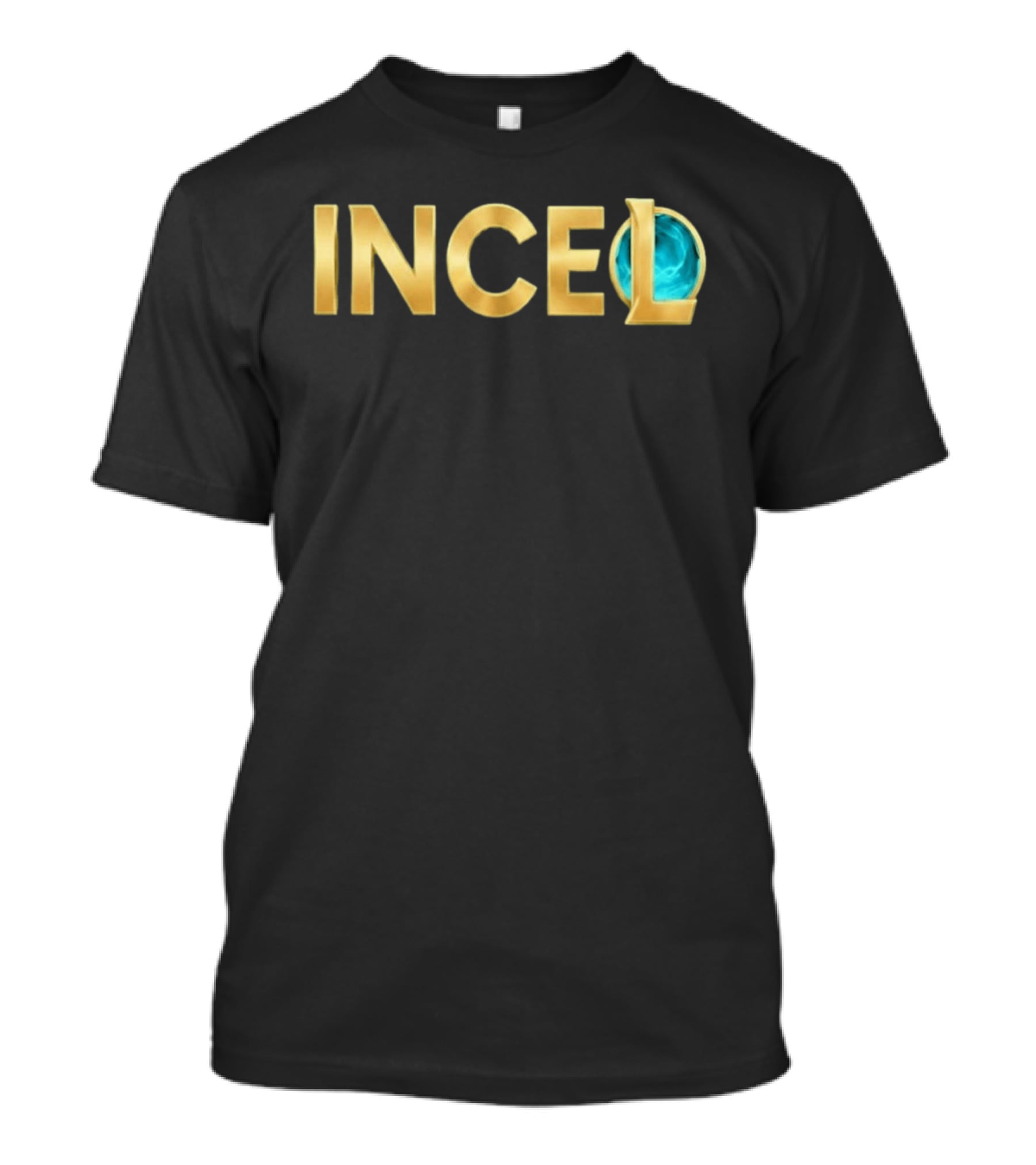 League Of Legends Incel Text With Blue Sphere Element T-Shirt