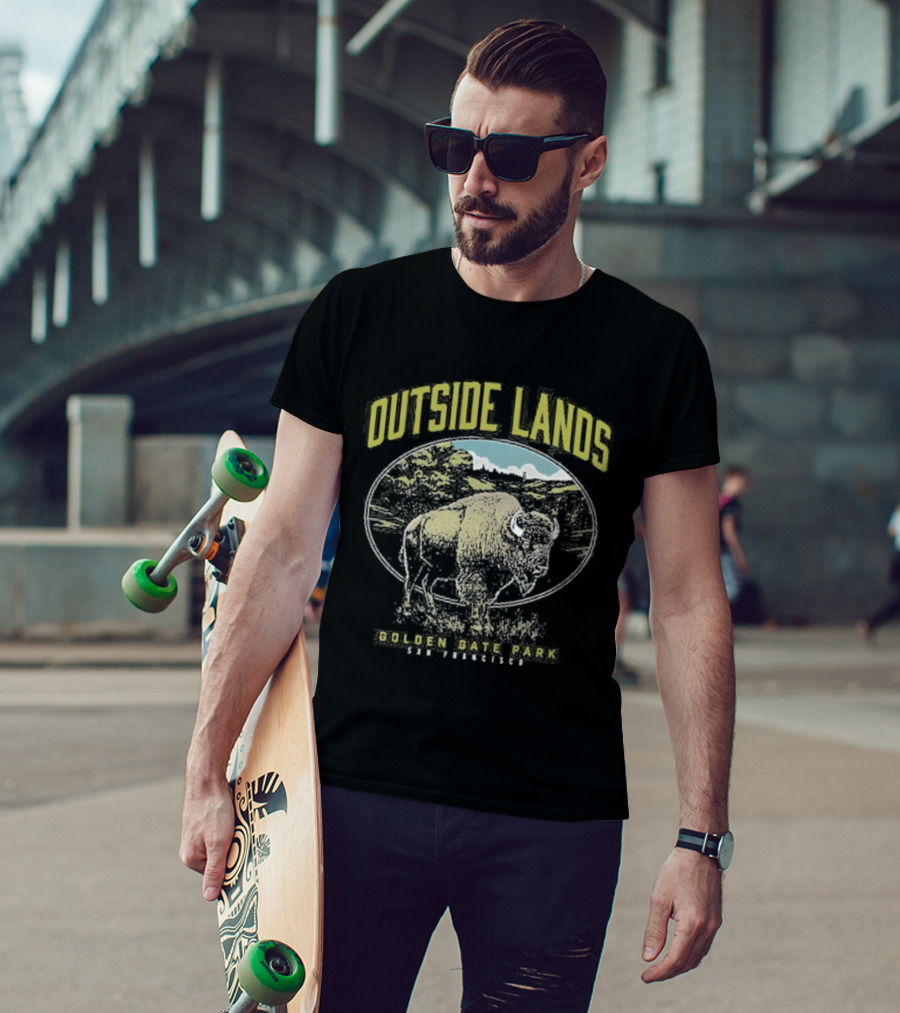 Outside Lands Golden Gate Park Bison San Francisco 2026 California T-Shirt