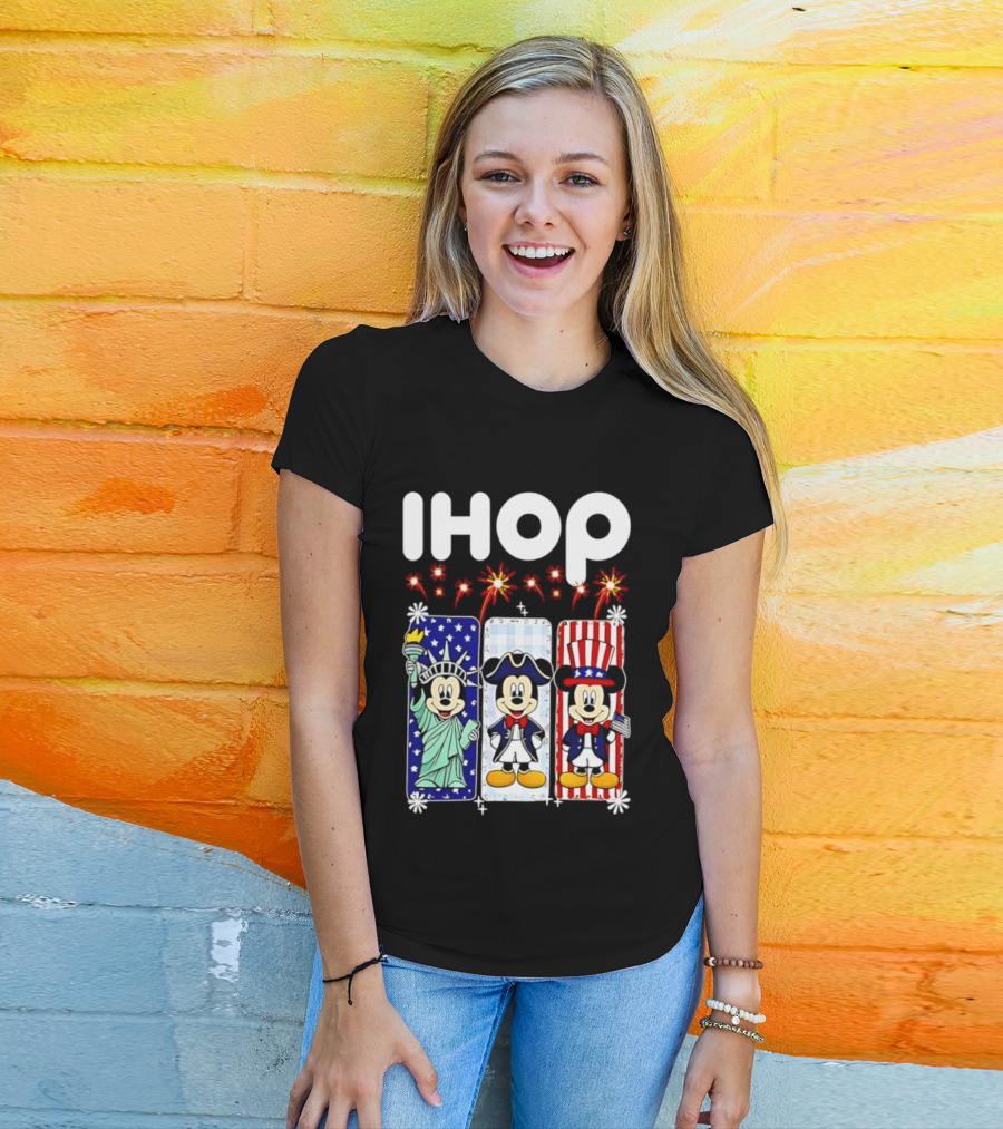IHOP Mickey Mouse America 250th Anniversary Celebration T-Shirt