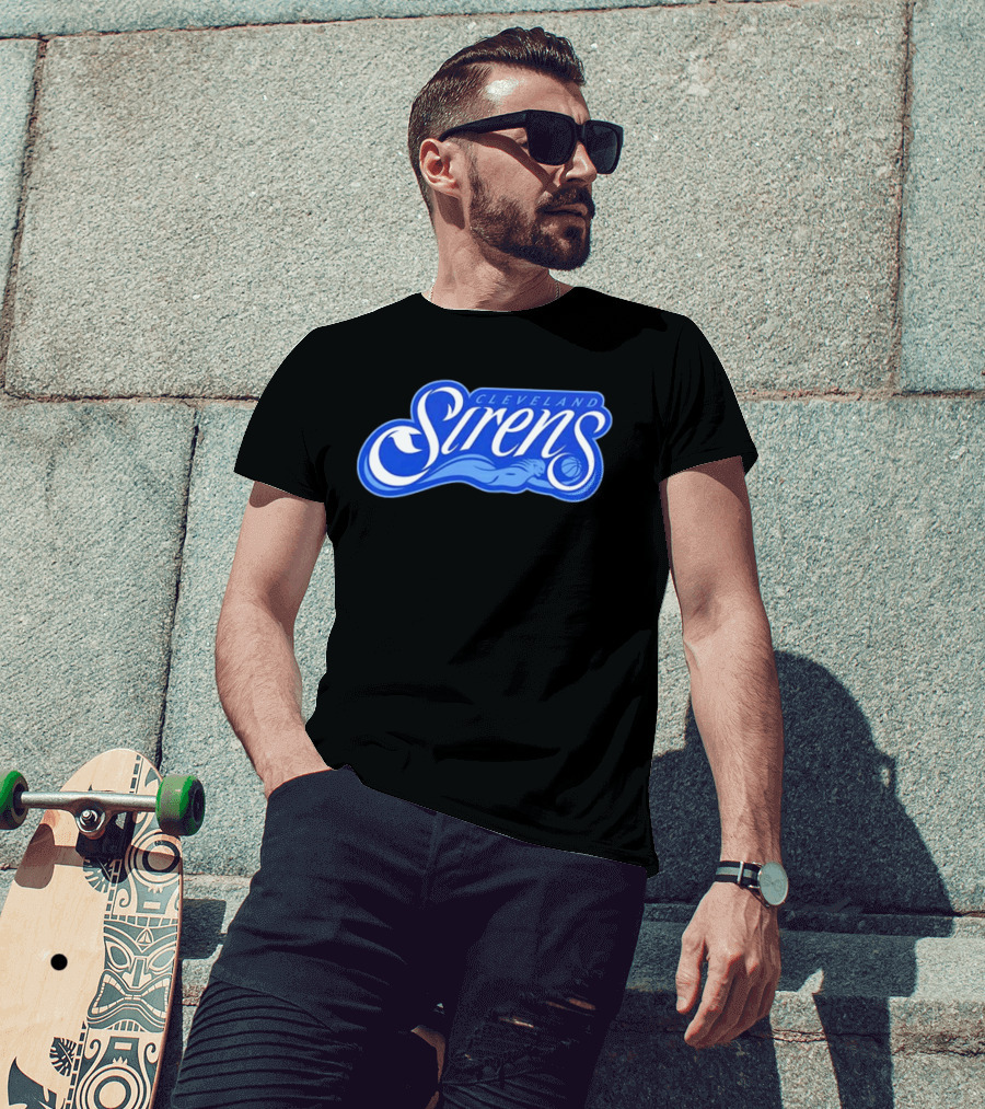 Cleveland Sirens WNBA Toddler Black Primary Logo Basketball T-Shirt