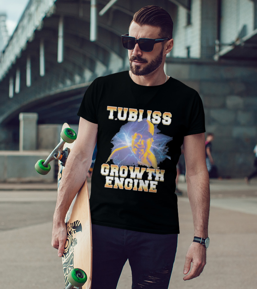 Tubi Iss Growth Engine Electric Blue Lightning T-Shirt