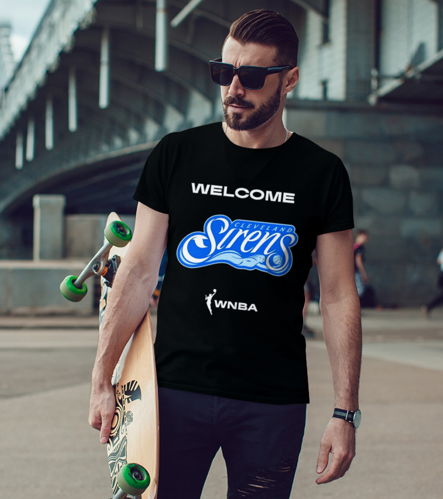 Welcome Cleveland Sirens WNBA 2026 Logo Debut T-Shirt