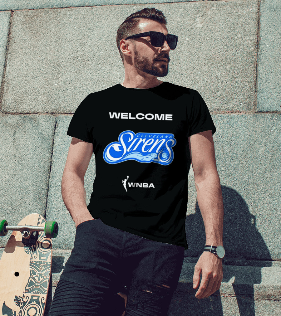 Welcome Cleveland Sirens WNBA 2026 Logo Debut T-Shirt