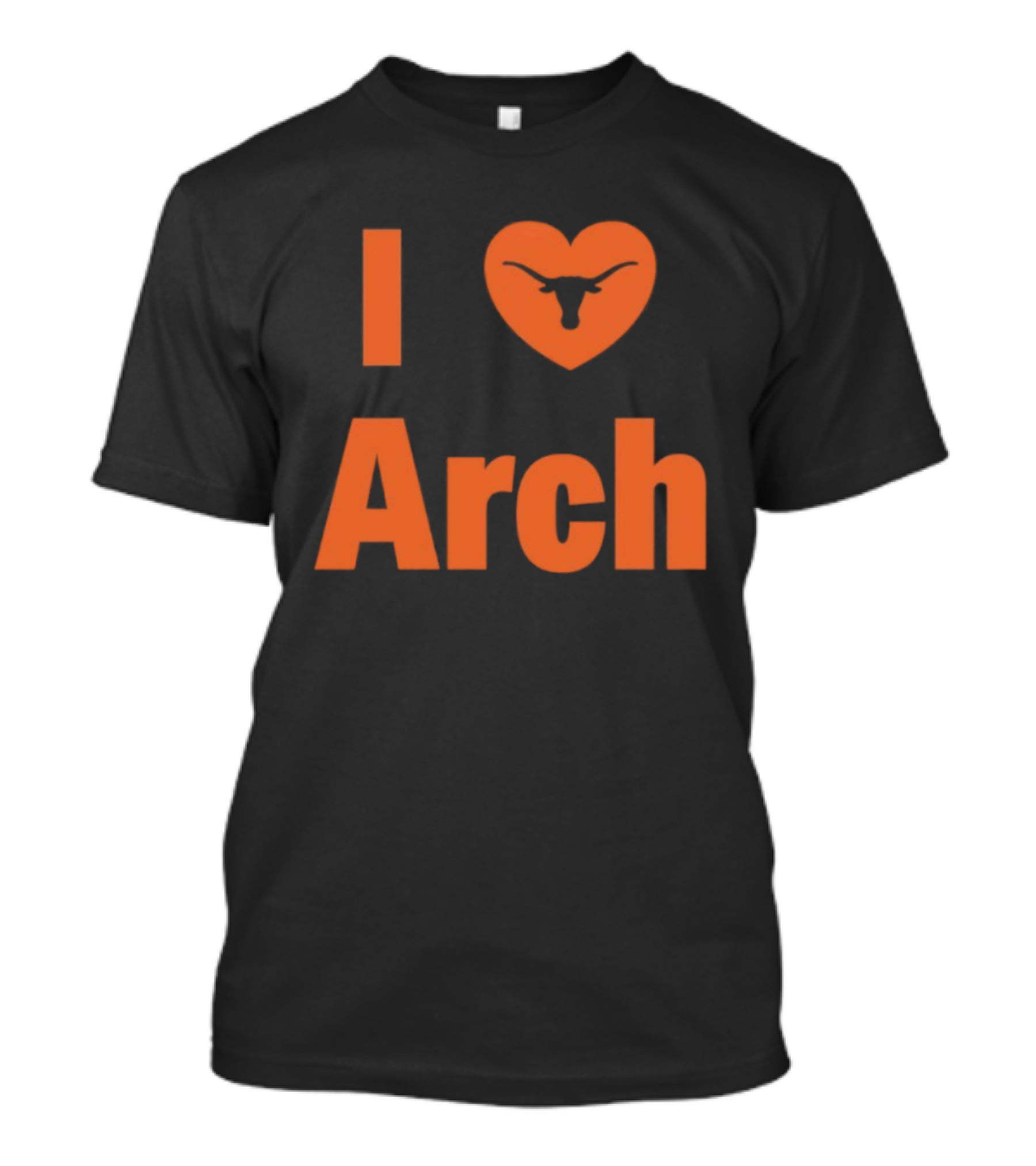 I Heart Arch Longhorns Football Fan T-Shirt