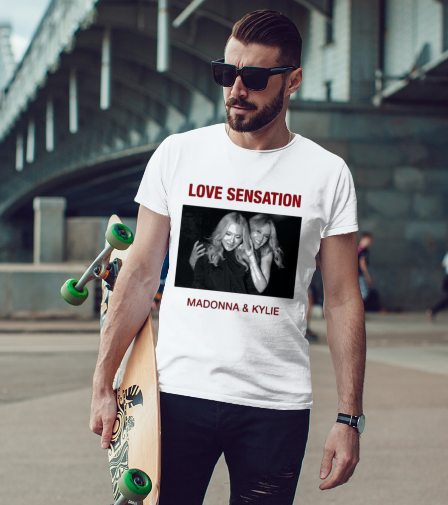 Madonna Kylie Love Sensation 2026 Remix T-Shirt