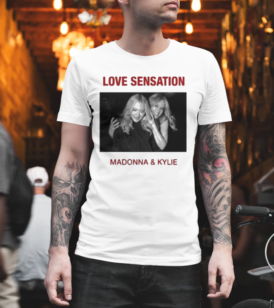 Madonna Kylie Love Sensation 2026 Remix T-Shirt