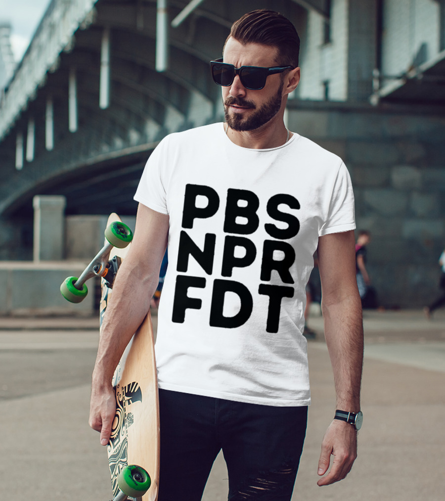 PBS NPR FDT Bold Alphabet Blocks T-Shirt