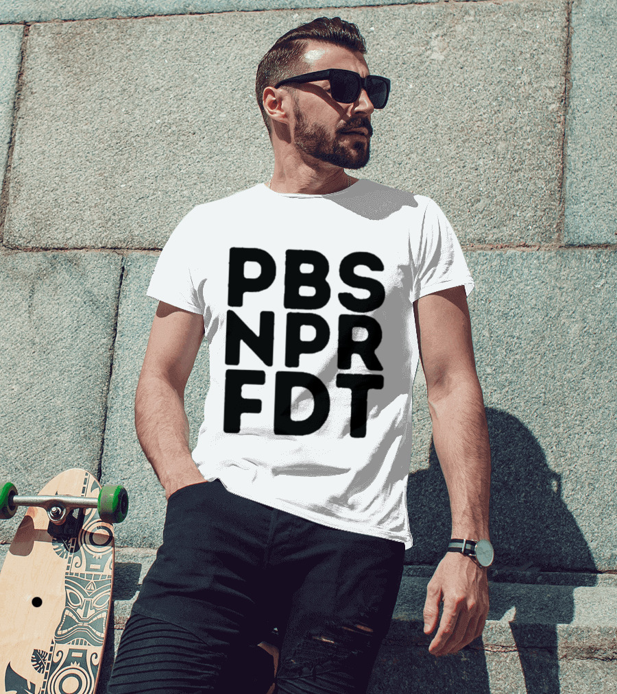 PBS NPR FDT Bold Alphabet Blocks T-Shirt