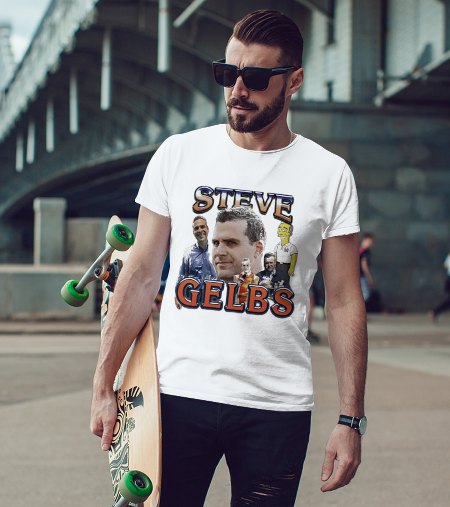 Steve Gelbs Simpsons Character Collage 2026 T-Shirt