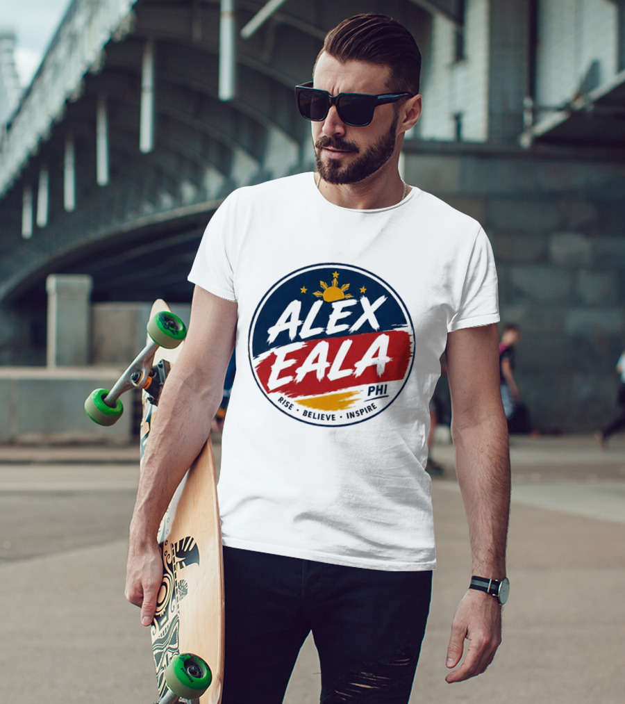 Alex Eala Rise Believe Inspire Philippine Flag Sun Stars T-Shirt