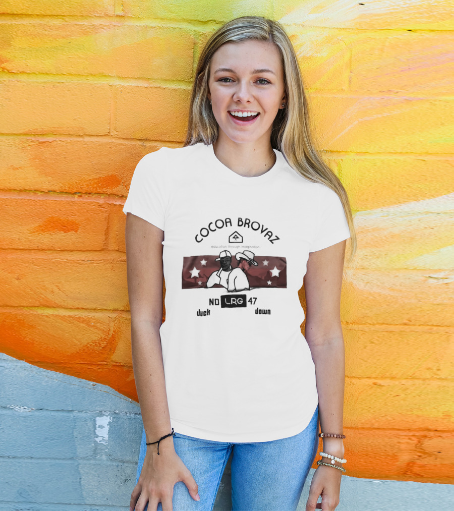 Cocoa Brovaz Duck Down LRG No 47 Urban Streetwear T-Shirt