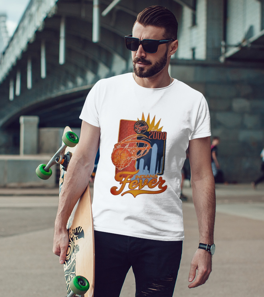Indiana Fever Est 2000 Basketball Skyline T-Shirt
