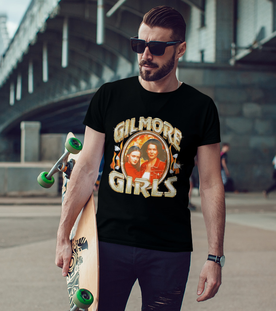 Gilmore Girls Flame Diamond 90s Bootleg T-Shirt