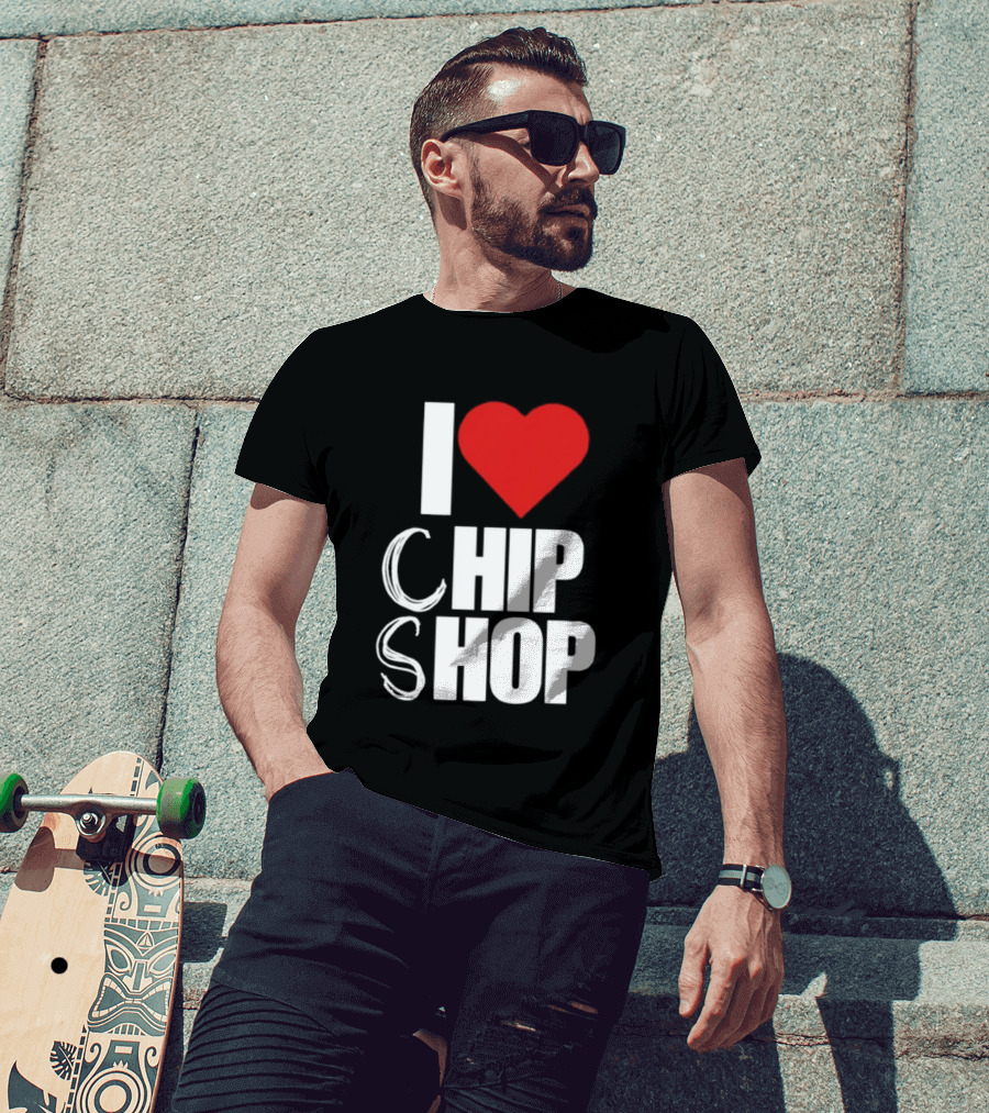 I Love Heart Chip Shop T-Shirt