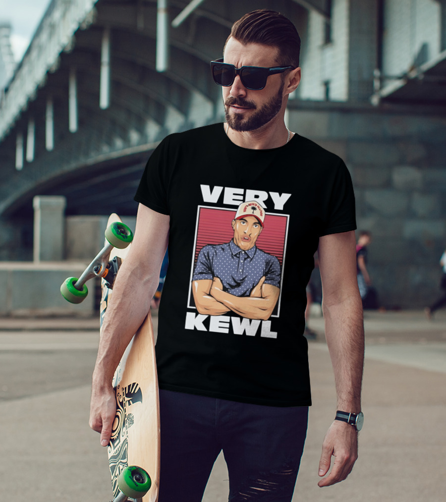 Very Kewl PE Guy Palm Tree Hat T-Shirt