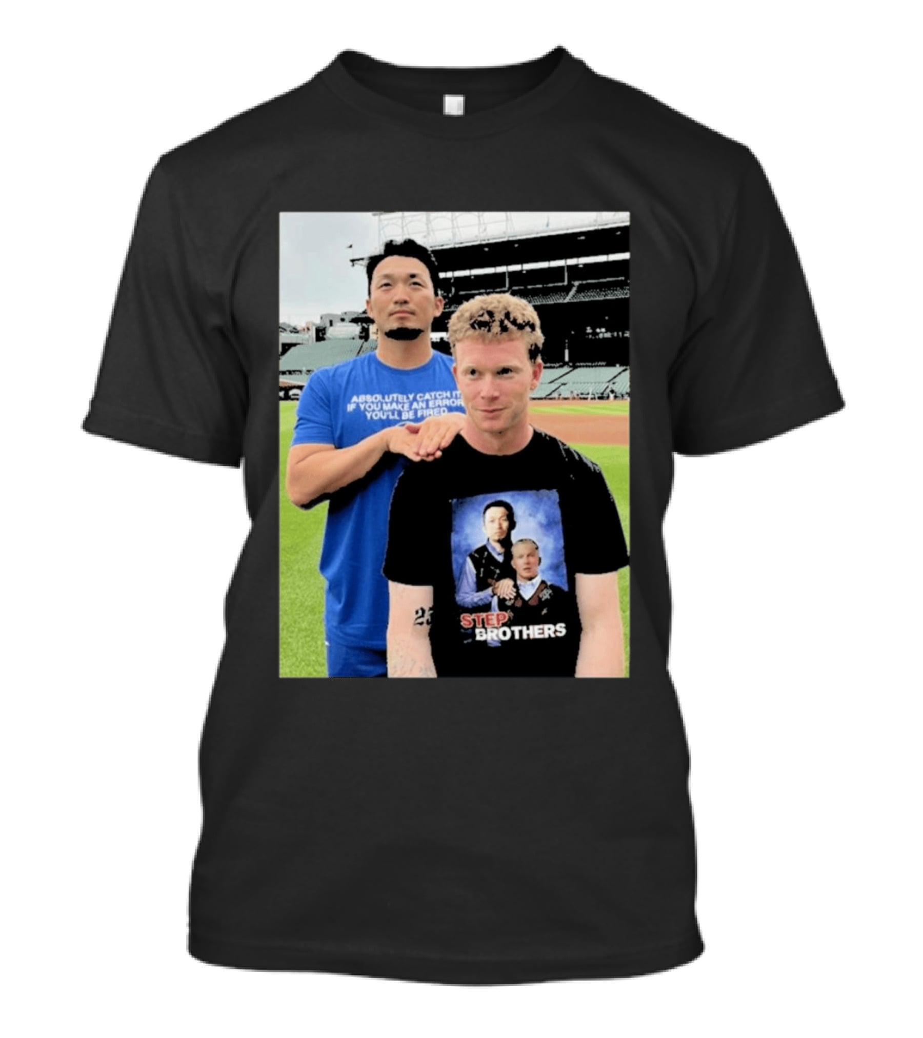 Seiya Suzuki Pete Crow Armstrong Step Brothers Baseball Humor T-Shirt