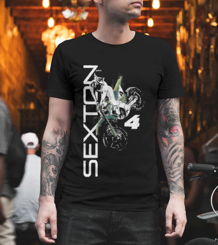 Kawasaki Chase Sexton Motocross Rider Racing T-Shirt