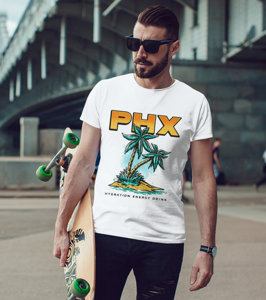 PHX Palm Tree Hydration Energy Drink T-Shirt