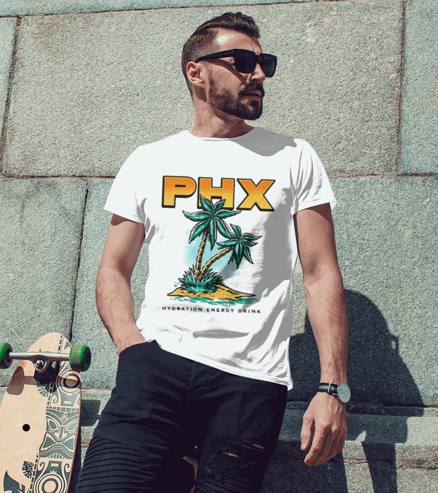 PHX Palm Tree Hydration Energy Drink T-Shirt