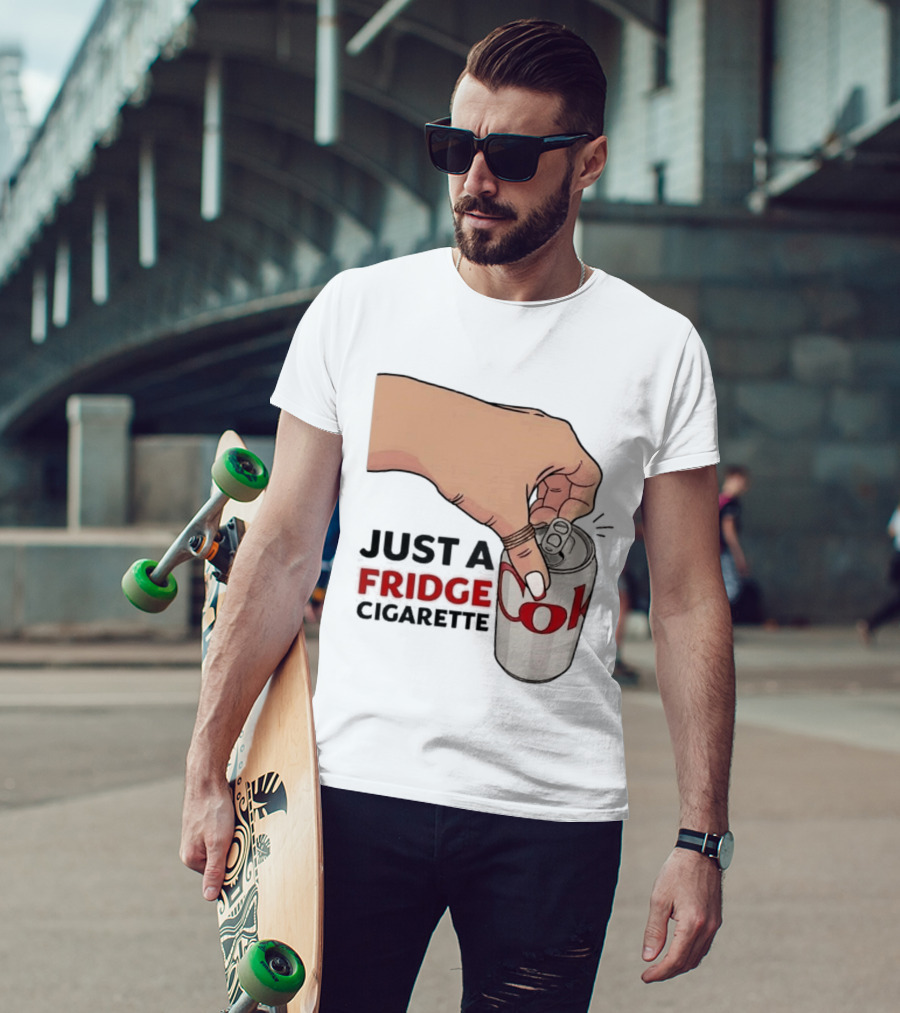 Just A Fridge Cigarette Coke Pop Art Can T-Shirt