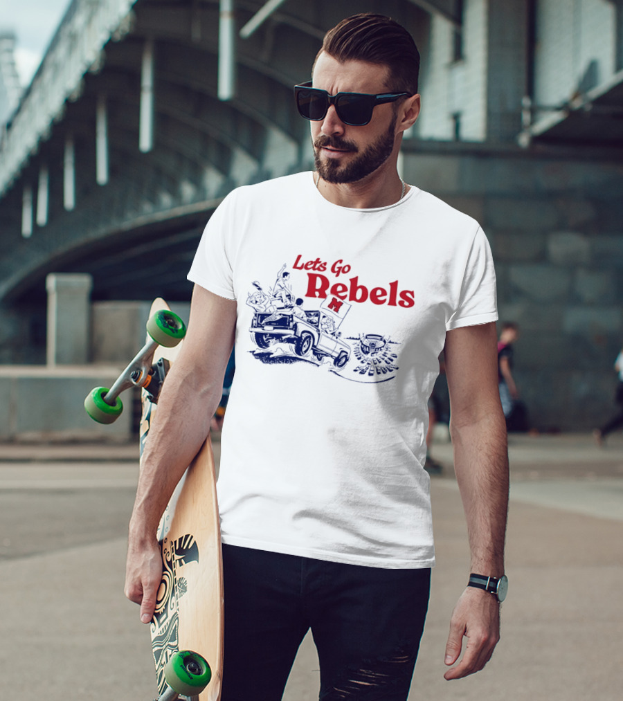 Let's Go Rebels Ole Miss Football Road Trip Adventure T-Shirt