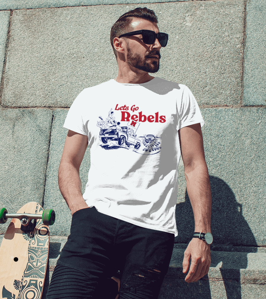 Let's Go Rebels Ole Miss Football Road Trip Adventure T-Shirt