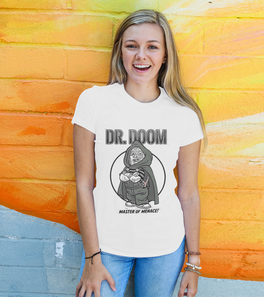 Dr Doom Master Of Menace Villain T-Shirt