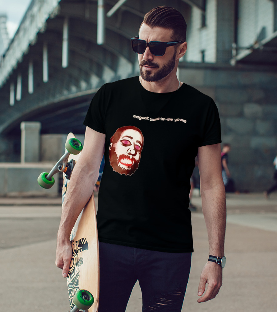 Mogwai Come On Die Young Album Cover Art Face T-Shirt