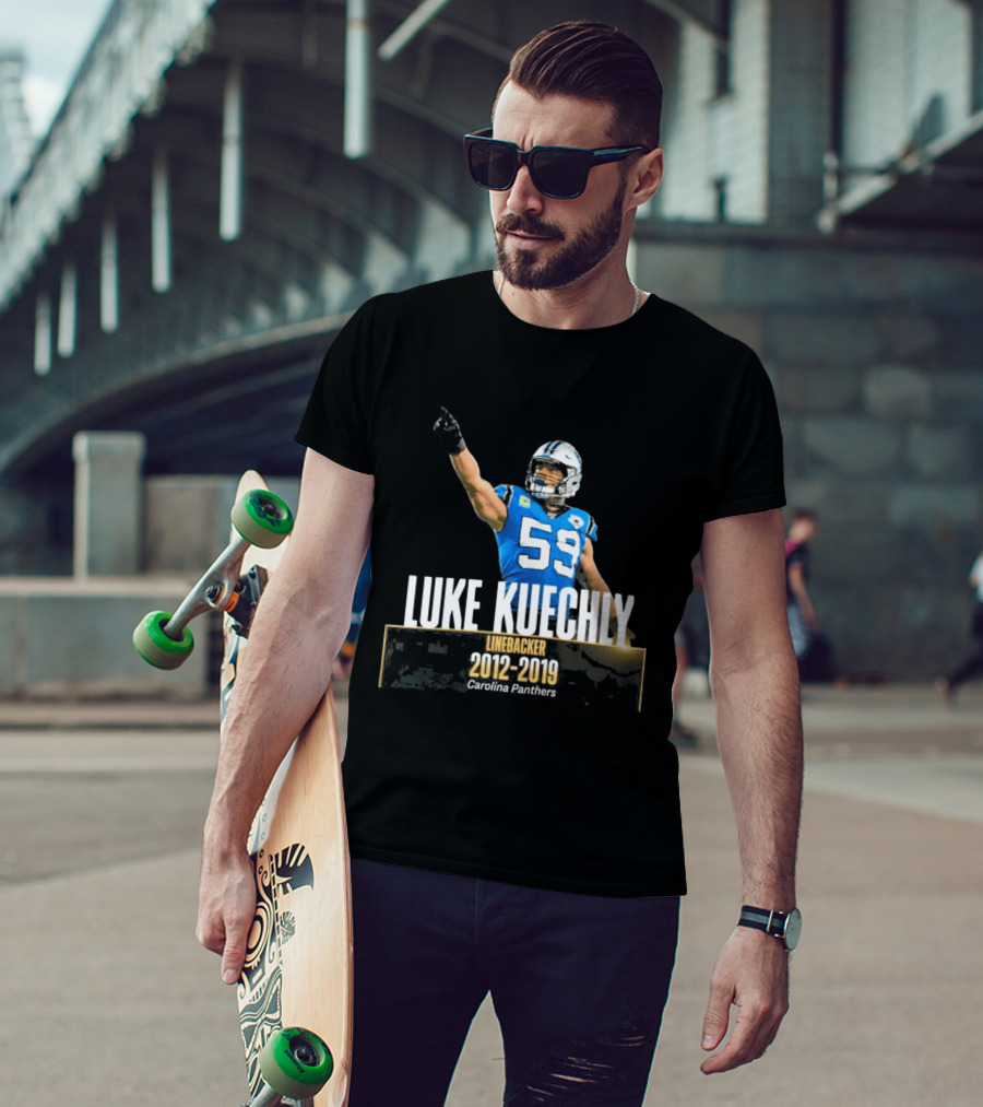 Luke Kuechly Carolina Panthers Linebacker 2012 2019 T-Shirt