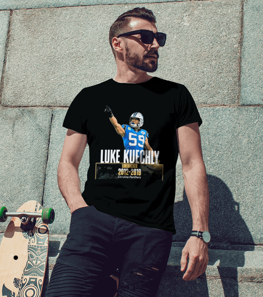 Luke Kuechly Carolina Panthers Linebacker 2012 2019 T-Shirt