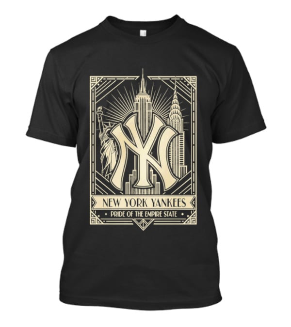 New York Yankees Pride Of The Empire State Iconic Skyline T-Shirt