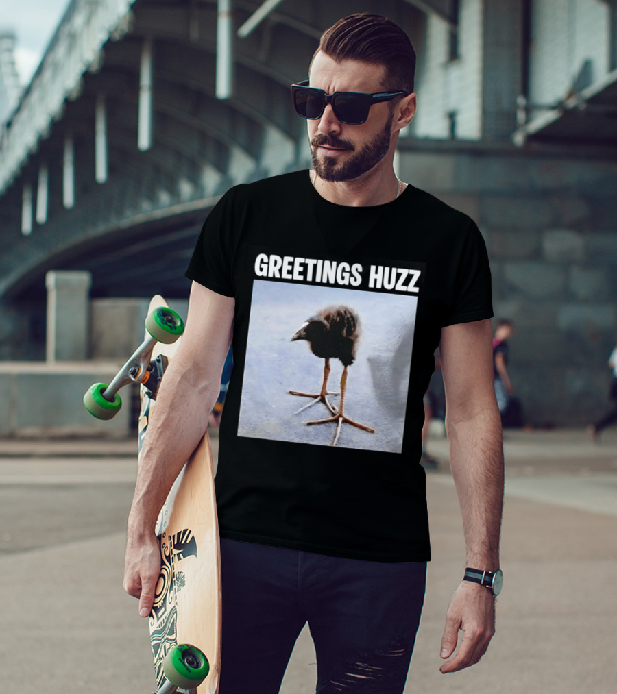 Greetings Huzz Bird Funny Meme Photo T-Shirt