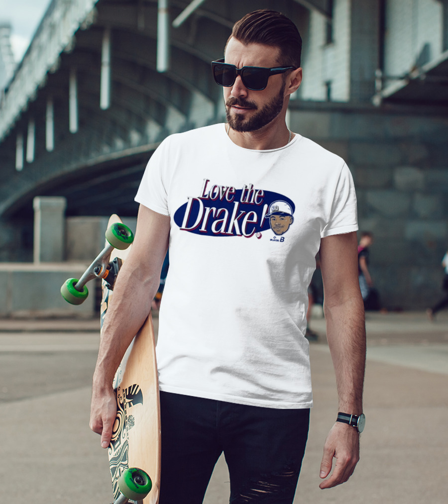Love The Drake Text With Baseball Cap T-Shirt