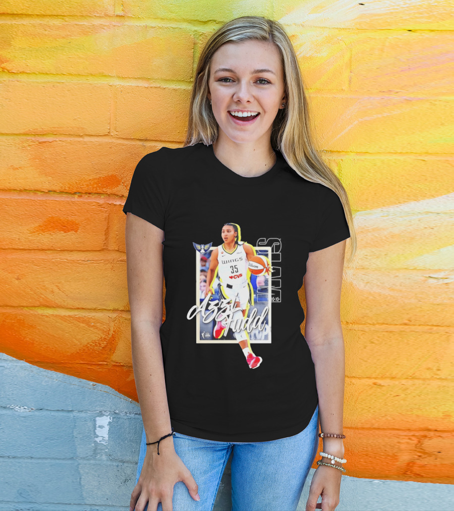 Azzi Fudd Dallas Wings Basketball Slam 262 CVS Wilson T-Shirt