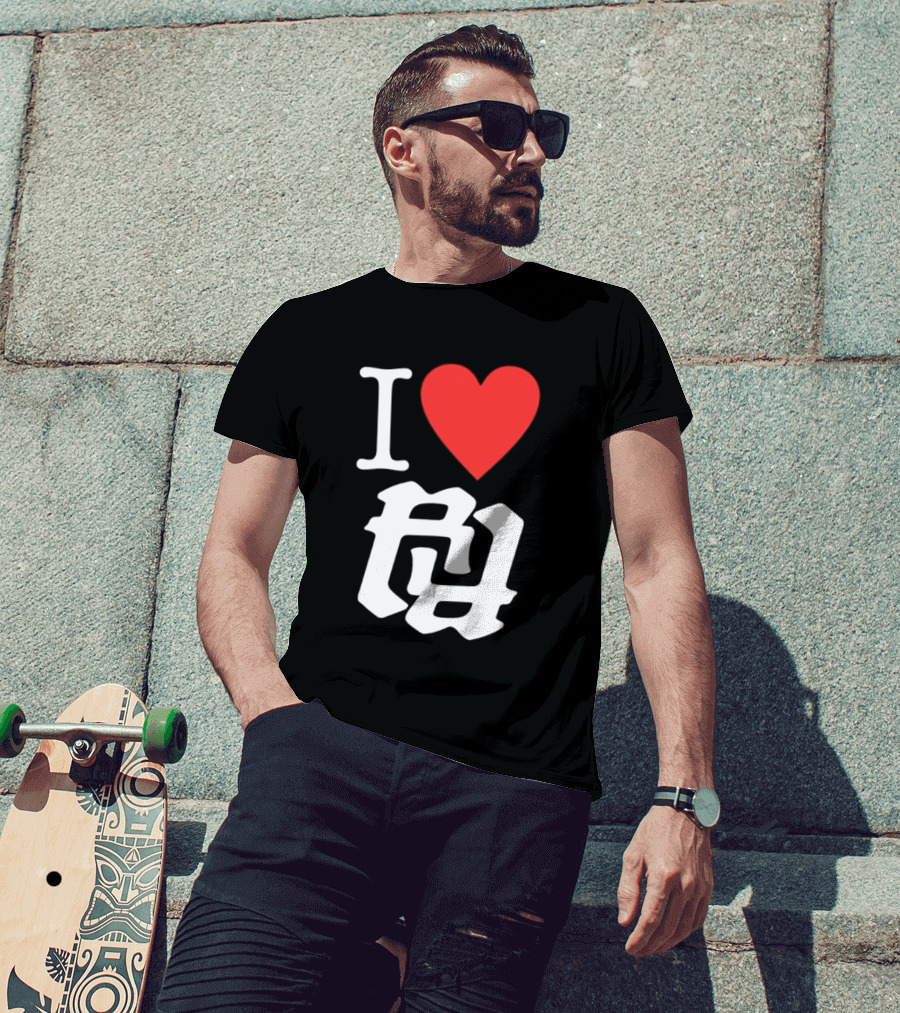 I Heart RR White T-Shirt