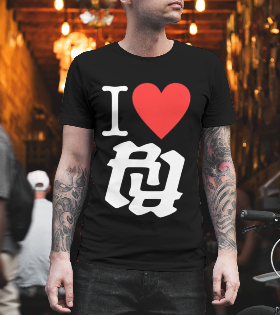 I Heart RR White T-Shirt