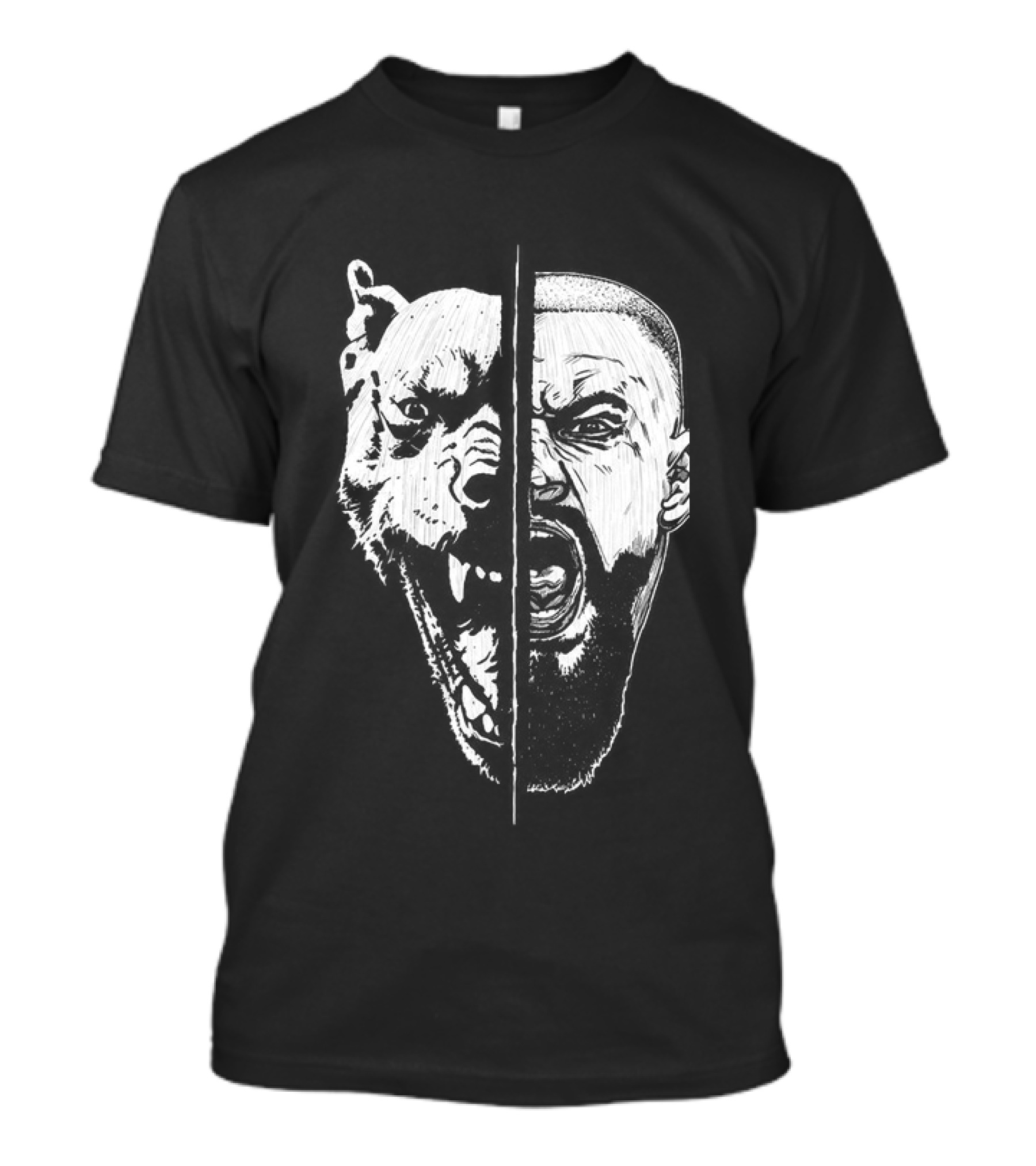 Bron Breakker Split Face Tiger Fusion T-Shirt