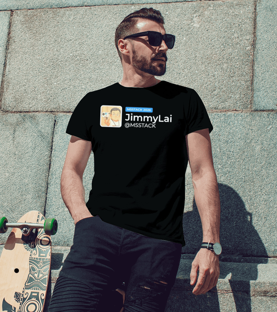 M5STACK 2026 Jimmy Lai M5Stack T-Shirt