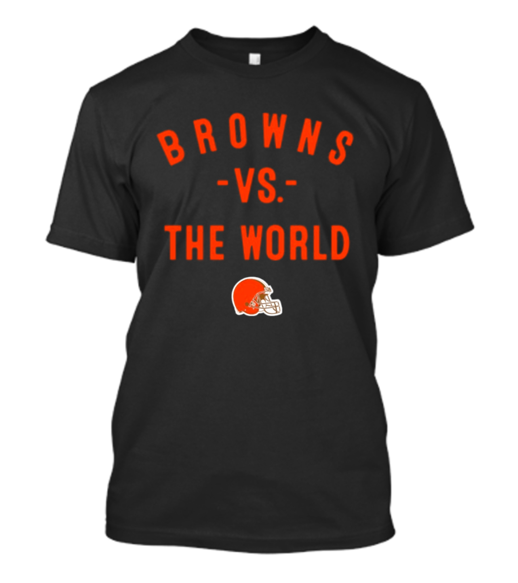 Browns Vs The World 2026 Season Cleveland Football Helmet T-Shirt